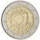 Austria 2 Euro Coin - 30th Anniversary of the EU Flag 2015 - © European Central Bank