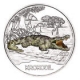 Austria 3 Euro Coin - Colourful Creatures - The Crocodile 2017 - © Humandus