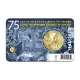 Belgium 2.50 Euro Coin - 75 Years of Peace and Freedom in Europe 2020 - Coincard - Dutch Version - © Holland-Coin-Card
