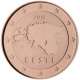 Estonia 1 Cent Coin 2011 - © European Central Bank