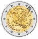 Finland 2 Euro Coin - 60 Years United Nations UNO - 50 Years Membership in the United Nations 2005 - © Michail