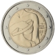 France 2 Euro Coin - 25th Anniversary of the Pink Ribbon - Fight Against Breast Cancer 2017 - © European Central Bank