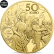 France 50 Euro Gold Coin - Ecu de 6 Livres 2018 - © NumisCorner.com