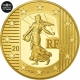 France 50 Euro Gold Coin - The Sower - The New Franc - General de Gaulle 2020 - © NumisCorner.com