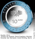 Germany 10 Euro Commemorative Coin - Air and Motion - On Water 2021 - G - Karlsruhe Mint - Brilliant Uncirculated - BU