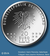 Germany 20 Euro Silver Coin - 125th Anniversary of the Birth of Bertolt Brecht 2023 - Brilliant Uncirculated - BU