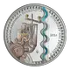 Greece 10 Euro Silver Coin - Ancient Greek Technology - Archimedes' Screw 2024 - © Bank of Greece
