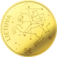 Lithuania 5 Euro Gold Coin Lithuanian Science - Physics 2018 - © Bank of Lithuania
