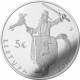 Lithuania 5 Euro Silver Coin - End-Of-Winter Celebration - Uzgavenes 2019 - © Bank of Lithuania