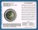 Luxembourg 2 Euro Coin - National Anthem of the Grand Duchy of Luxembourg 2013 - Coincard - © Zafira