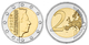Luxembourg Euro Coinset - Vianden 2022 - 2 Euro 50 Years of Luxembourg Flag 2022 - © Coinf