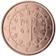 Portugal 1 Cent Coin 2002 - © European Central Bank
