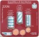 San Marino Euro Coinset Mini Coinset with coin rolls 2006 - © Sonder-KMS