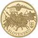 Slovakia 100 Euro Gold Coin - 1400th Anniversary of the Establishment of Samo’s Empire 2023 - © National Bank of Slovakia