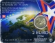 Slovakia 2 Euro Coin - 10 Years of Slovakian Membership in European Union 2014 - Coincard - © Zafira